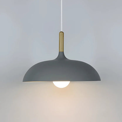 MacaronOak – lampada a sospensione nordica in legno di Luximode