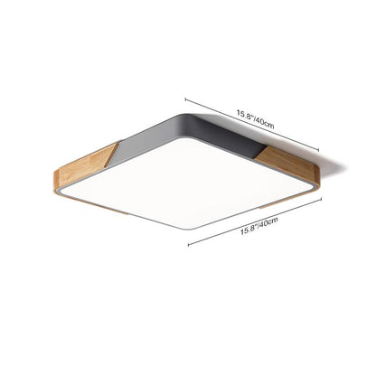 Misure della MinimalistSquare grigia: 40 x 40 cm