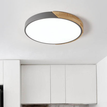 NordicHatch - plafoniera LED da soffitto, grigia | Luximode