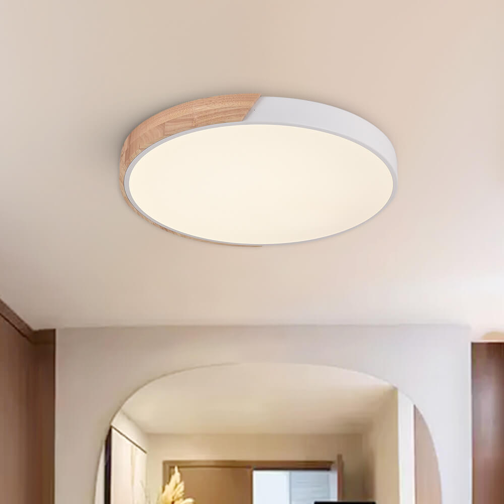 NordicHatch - plafoniera LED da soffitto, bianca | Luximode