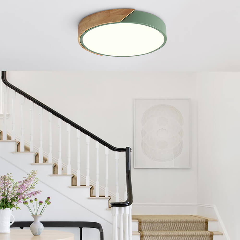 NordicHatch - plafoniera LED da soffitto, verde | Luximode