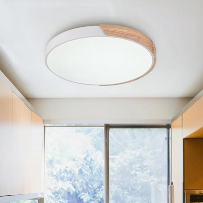NordicHatch - plafoniera LED da soffitto, bianca | Luximode