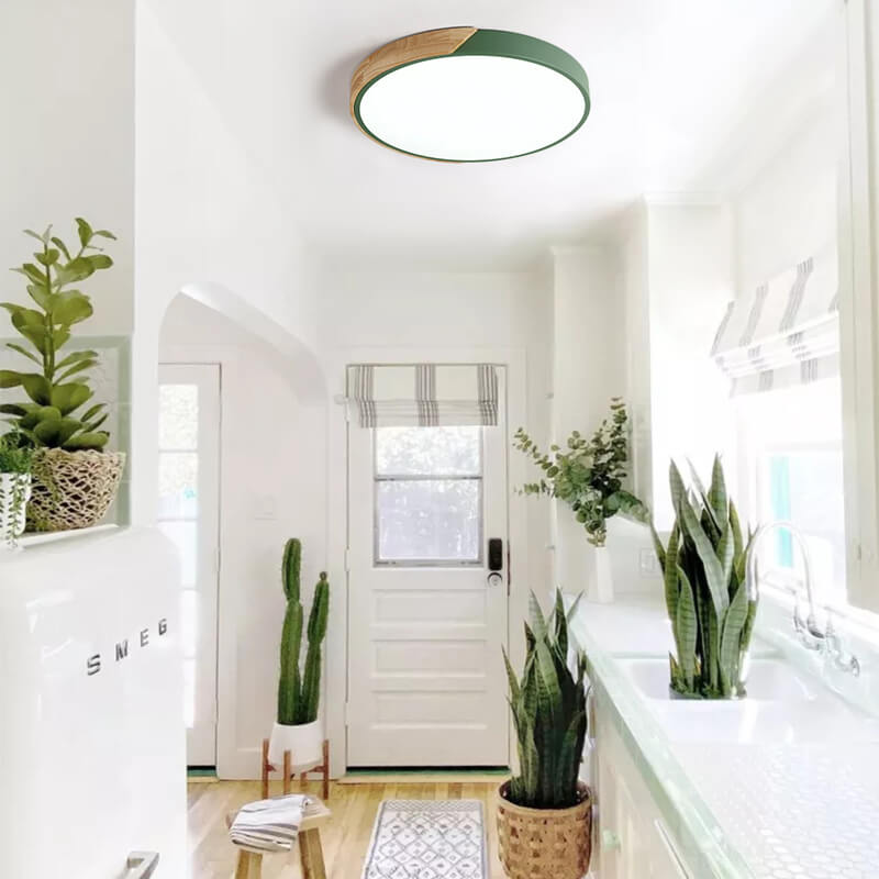 NordicHatch - plafoniera LED da soffitto, grigia | Luximode