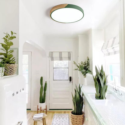 NordicHatch - plafoniera LED da soffitto, grigia | Luximode