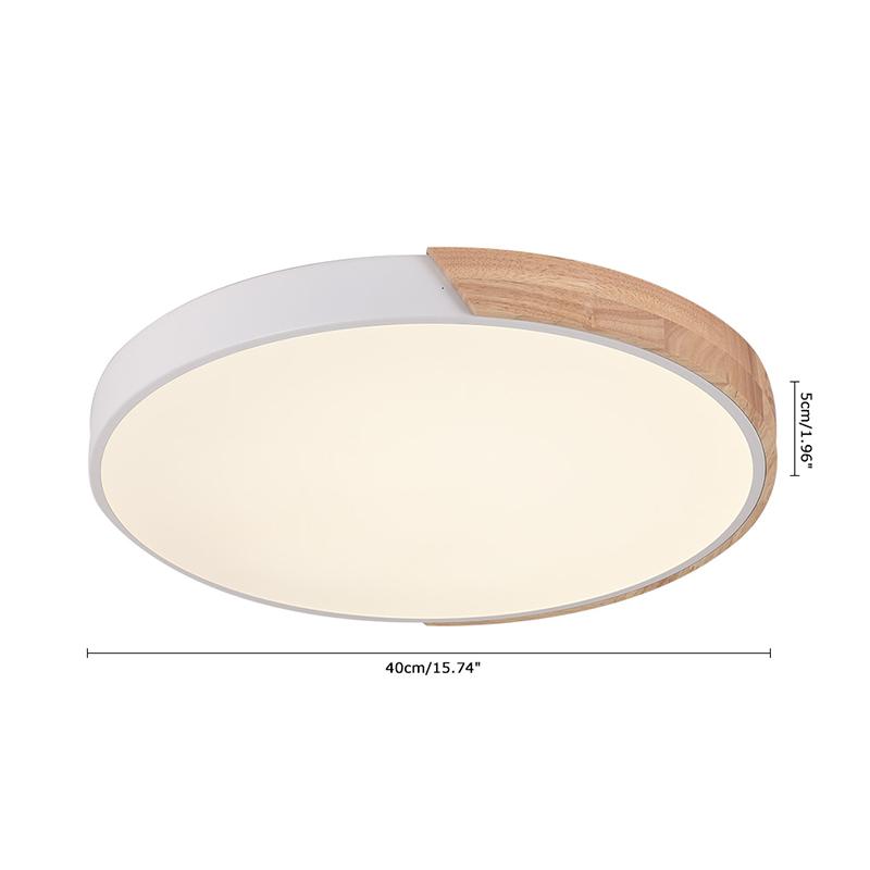 NordicHatch - plafoniera LED da soffitto, bianca | Luximode