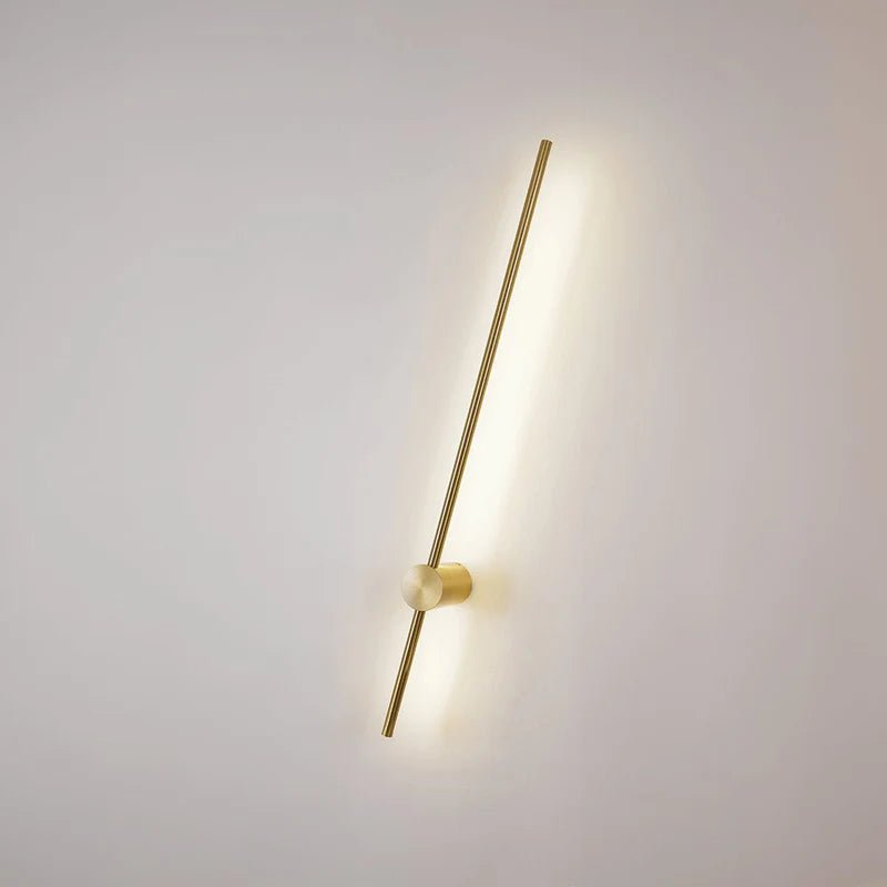 NordicLightStick - lampada da parete minimalista nordica oro | Luximode