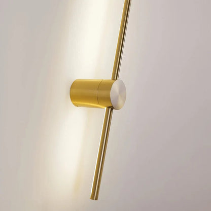 NordicLightStick - lampada da parete minimalista nordica oro | Luximode