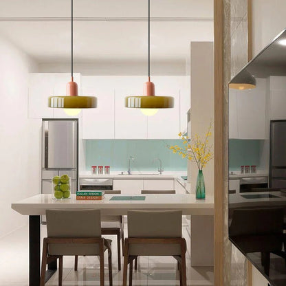 NordicLuxe - vista frontale del paralume rotondo bombato | Luximode