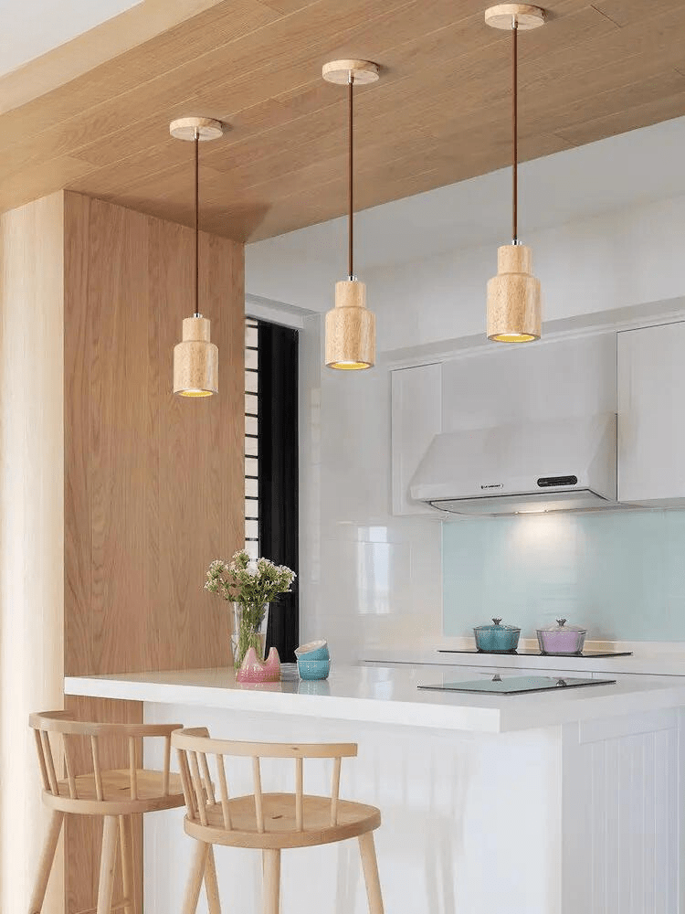 Lampada a sospensione in legno NordicWood