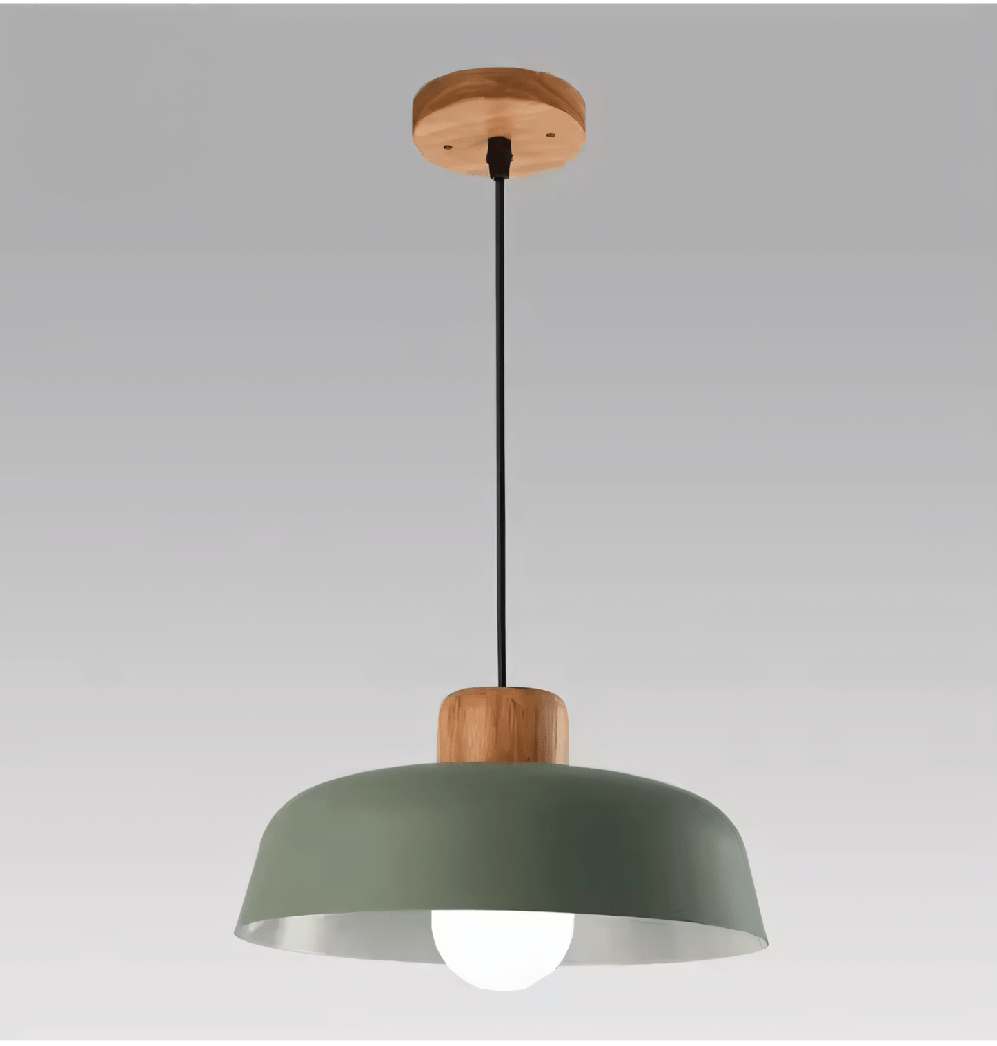 NordikaGlow – lampada a sospensione in metallo e legno di Luximode