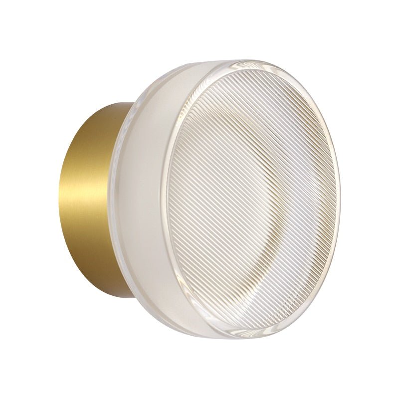 Applique da parete OrbShine con diffusore sferico