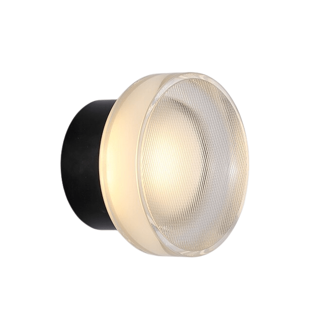 Applique da parete OrbShine con diffusore sferico