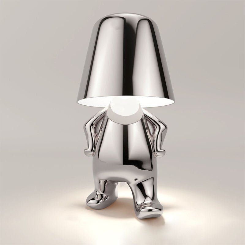 PetitePoser - lampada da tavolo creativa argento | Luximode