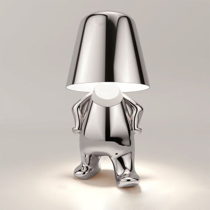 PetitePoser - lampada da tavolo creativa argento | Luximode