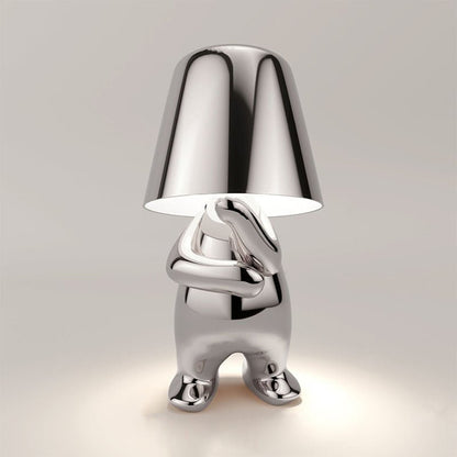PetitePoser - lampada da tavolo creativa argento | Luximode