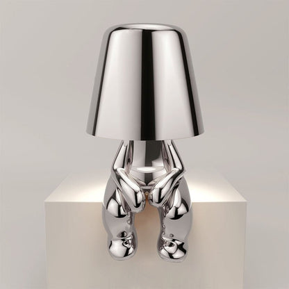 PetitePoser - lampada da tavolo creativa argento | Luximode