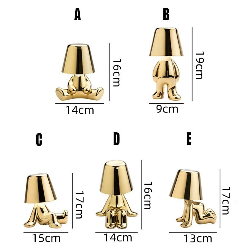 PetitePoser - schema delle 5 pose disponibili con le misure | Luximode