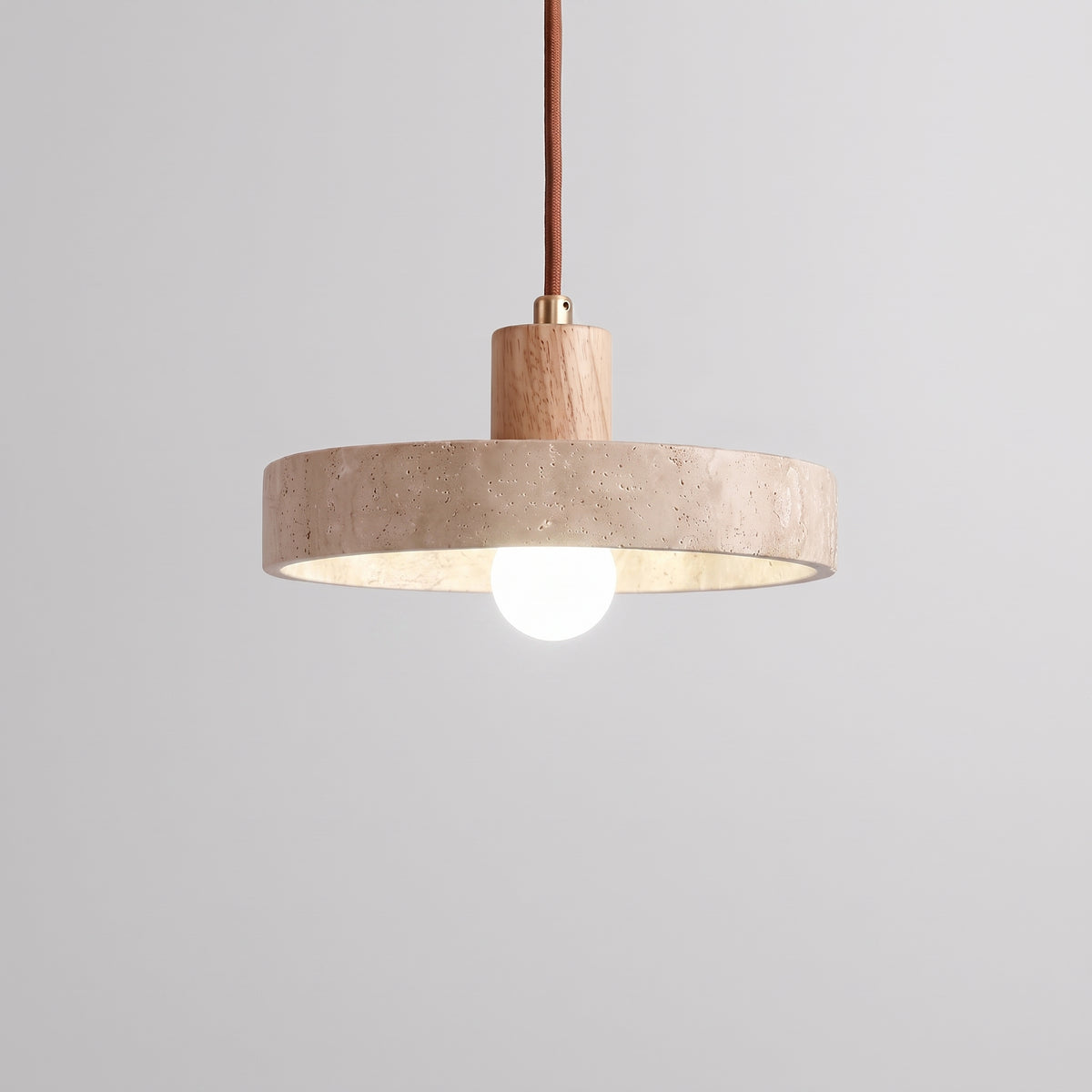 Ravello legno naturale, luce bianco naturale 4000K