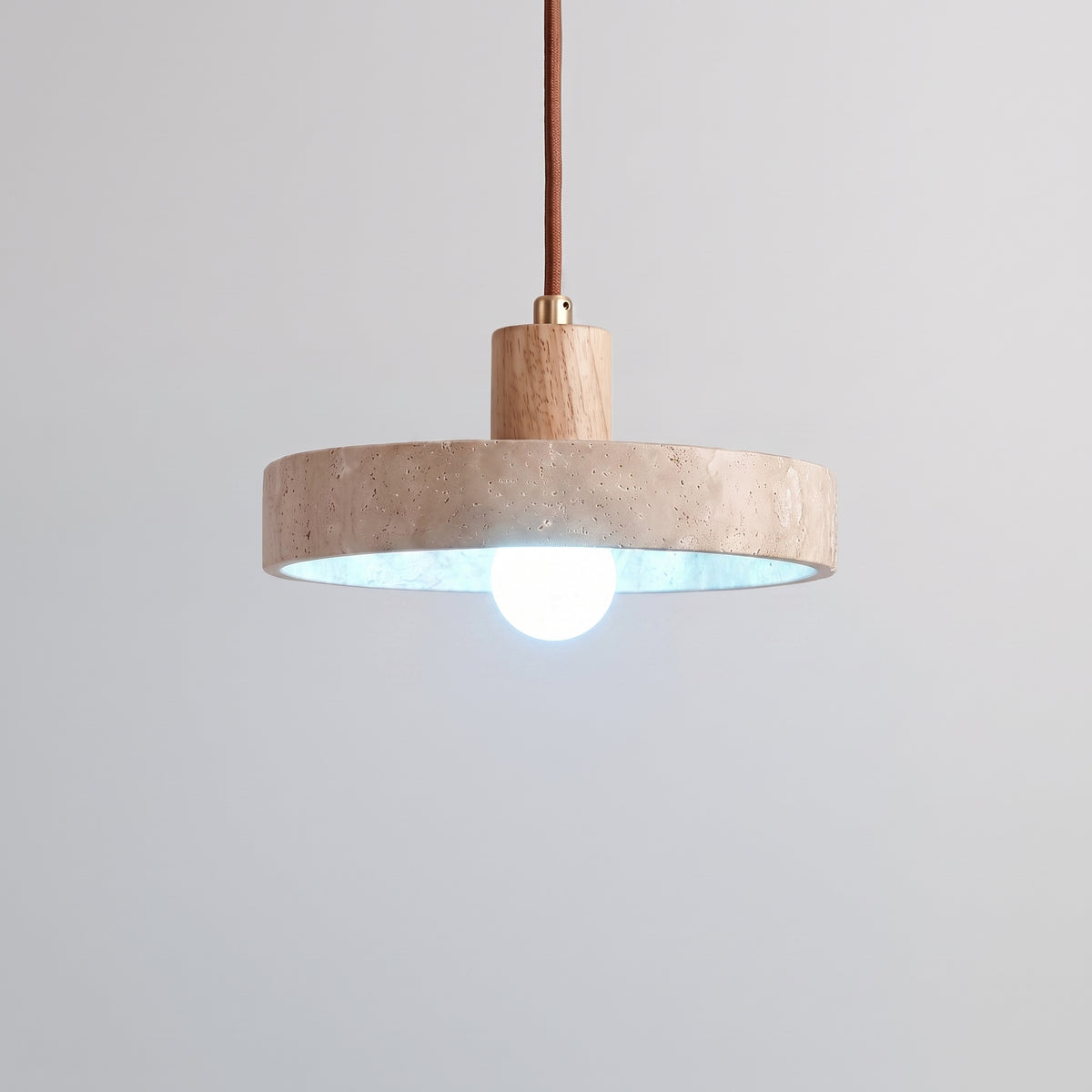 Ravello legno naturale, luce bianco freddo 6000K
