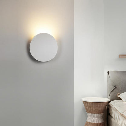 Lampada da parete ShadowTouch a forma di sole bianca