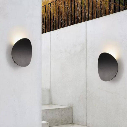 Lampada da parete ShadowTouch a forma di sole bianca