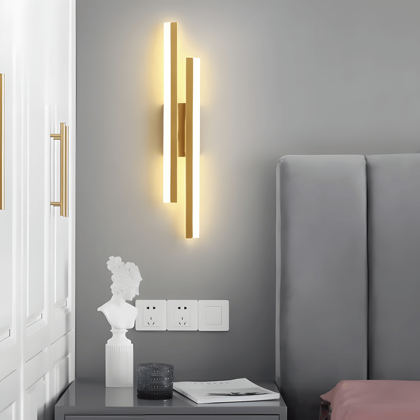 SleekDuo – applique da parete a LED di Luximode