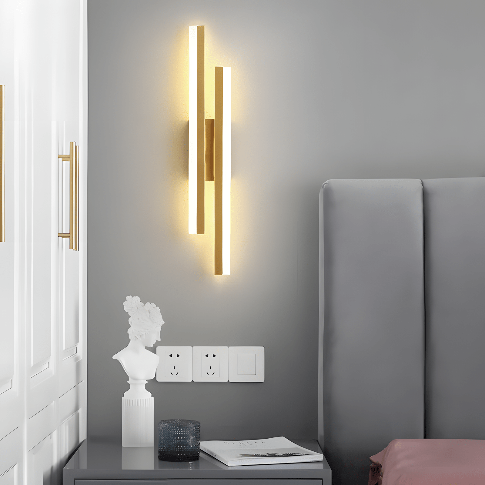 SleekDuo – applique da parete a LED di Luximode