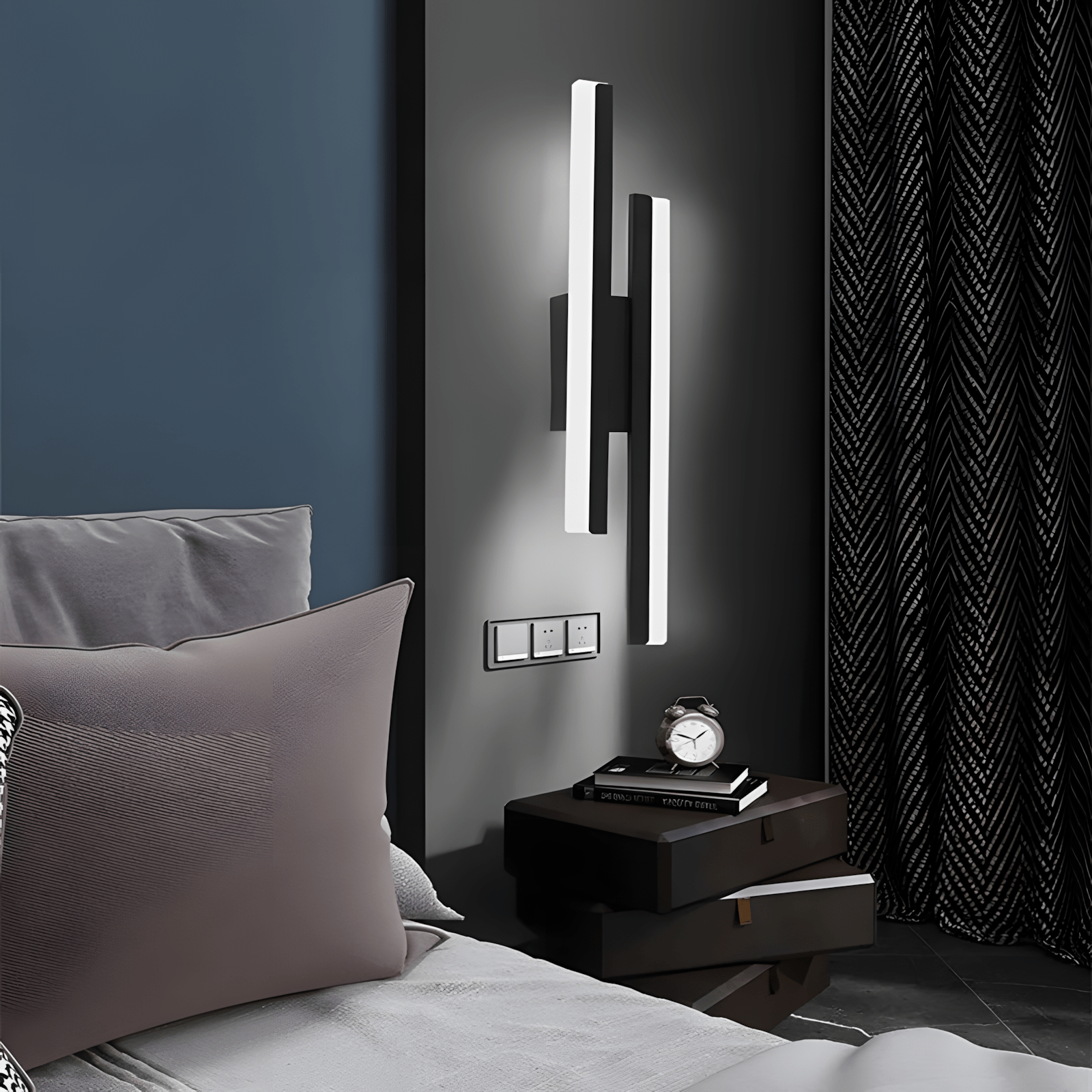 SleekDuo – applique da parete a LED di Luximode