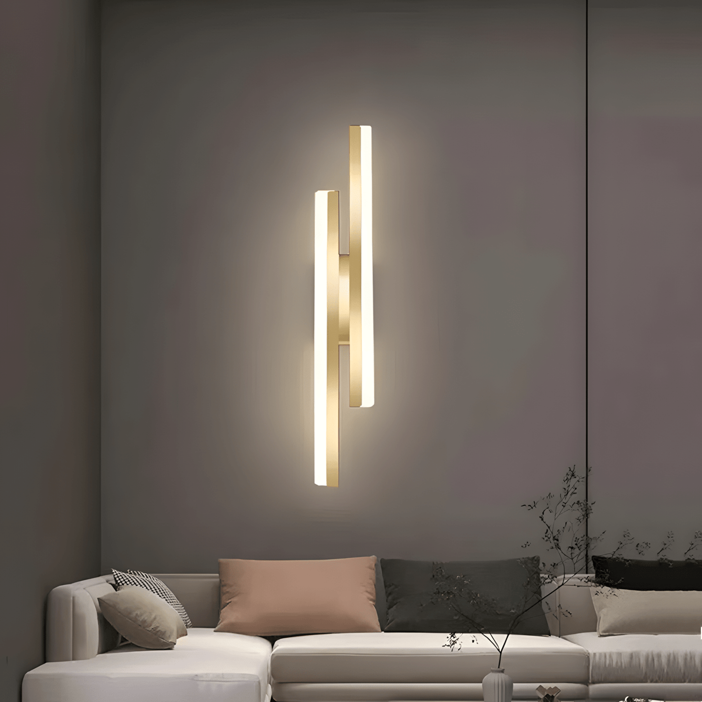 SleekDuo – applique da parete a LED di Luximode