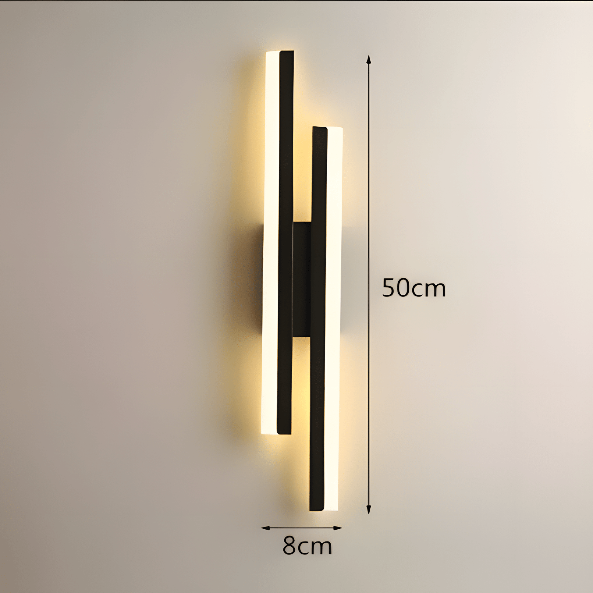 SleekDuo – applique da parete a LED di Luximode