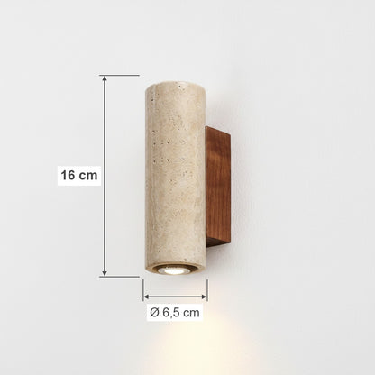 TerraLume 16 cm - misure: altezza 16 cm, Ø 6,5 cm | Luximode