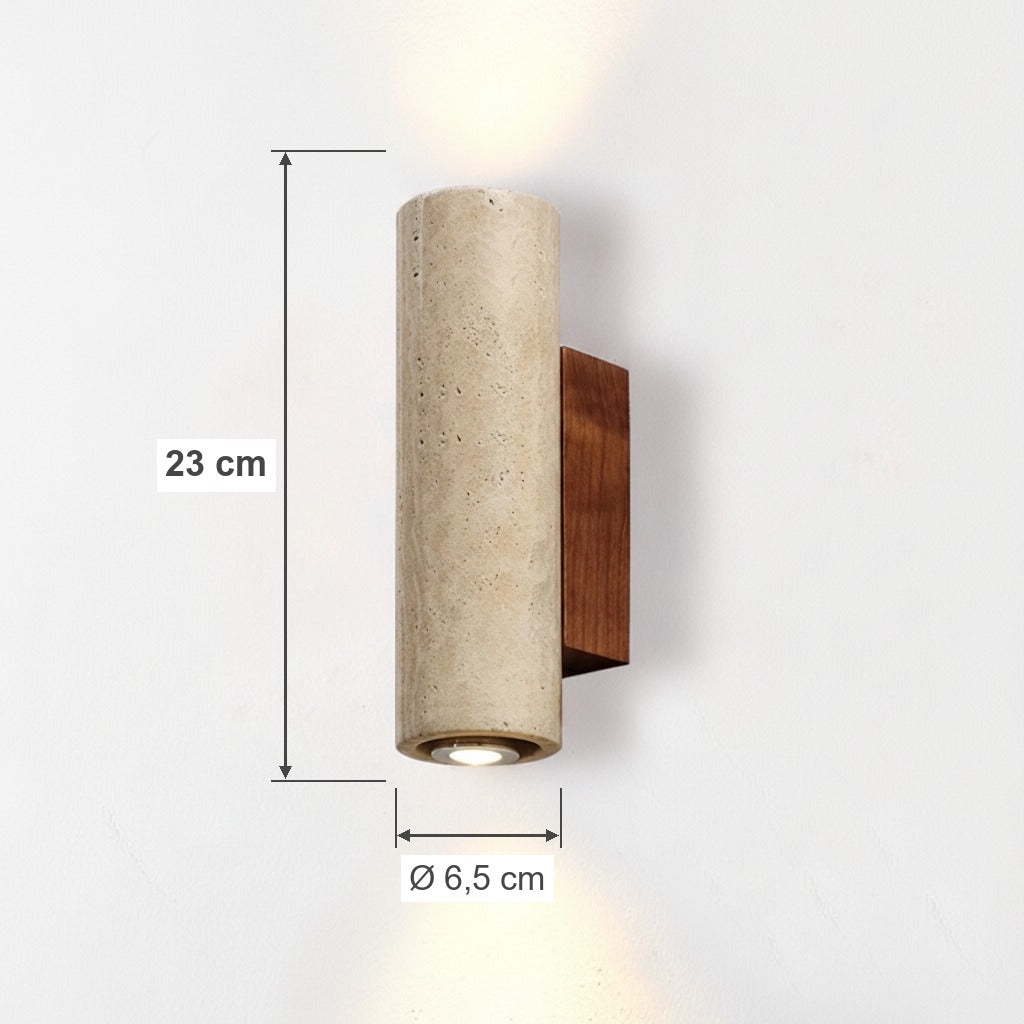 TerraLume 23 cm - misure: altezza 23 cm, Ø 6,5 cm | Luximode