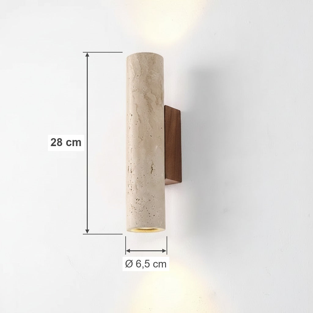 TerraLume 28 cm - misure: altezza 28 cm, Ø 6,5 cm | Luximode