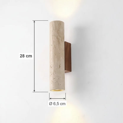 TerraLume 28 cm - misure: altezza 28 cm, Ø 6,5 cm | Luximode