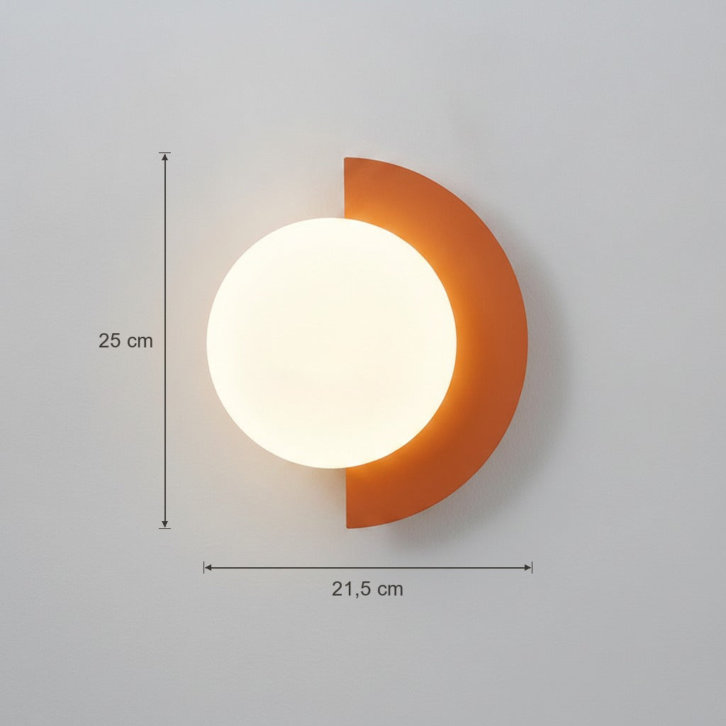 Dimensioni TondoVivo: altezza 25 cm, larghezza 21,5 cm | Luximode