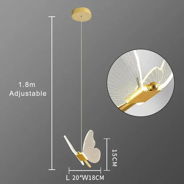 WingedPendant - lampada a sospensione a farfalla | Luximode
