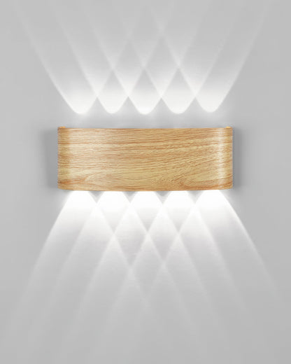 RadiantWood - Lampada da Parete in Legno