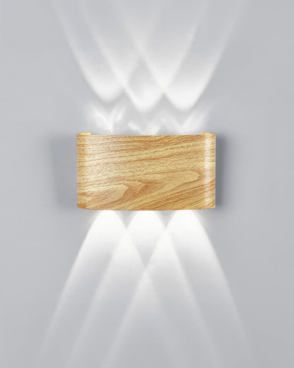 RadiantWood - Lampada da Parete in Legno