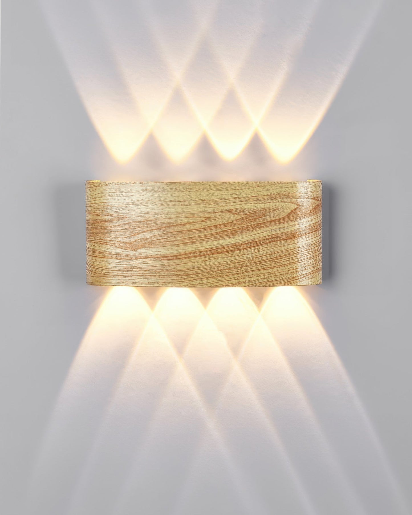 RadiantWood - Lampada da Parete in Legno