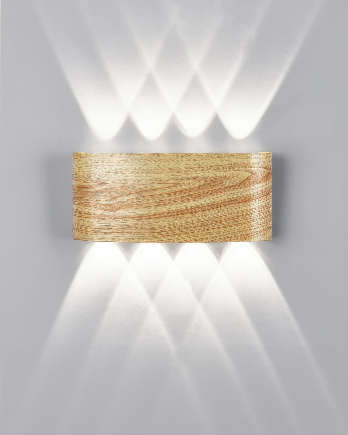 RadiantWood - Lampada da Parete in Legno