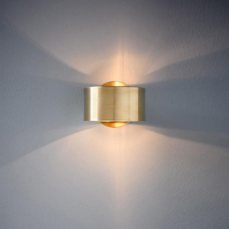 LightRing - Lampada da Parete in Ottone Spazzolato