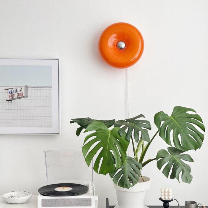 BauhausDonut - Lampada da Tavolo/Parete a Forma di Ciambella – lampada design da parete di Luximode