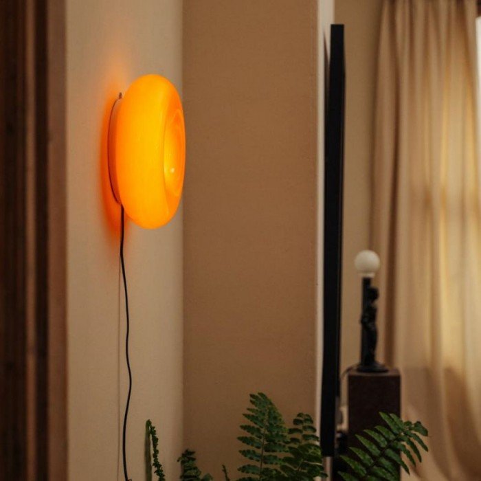 BauhausDonut - Lampada da Tavolo/Parete a Forma di Ciambella – lampada design da parete di Luximode