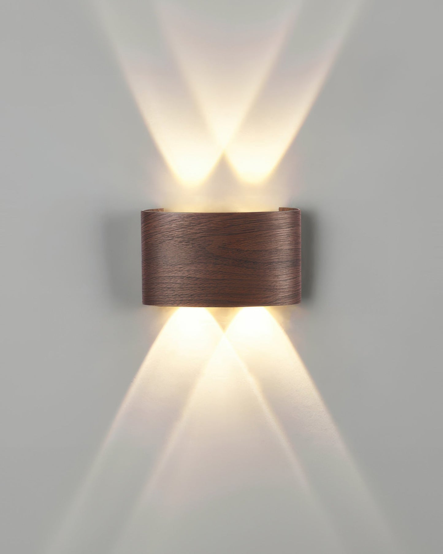 RadiantWood - Lampada da Parete in Legno