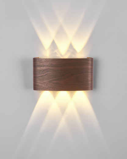 RadiantWood - Lampada da Parete in Legno